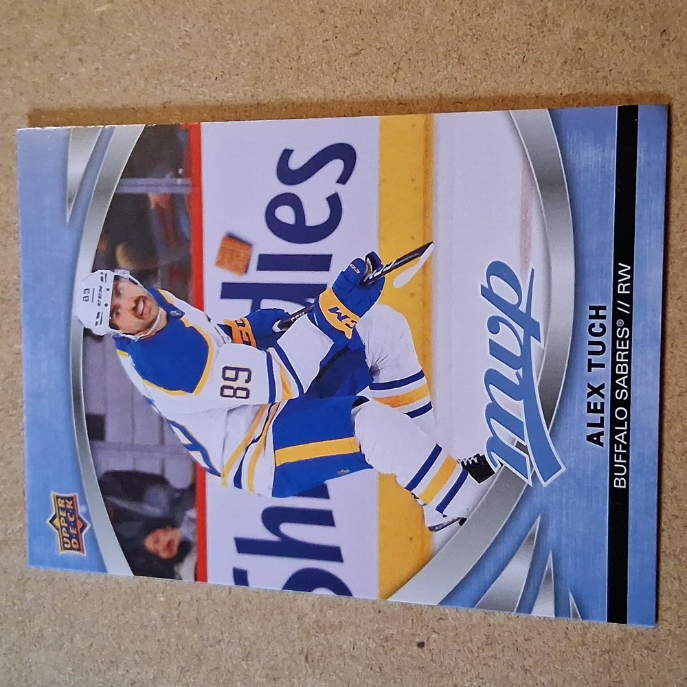 Buffalo/Vegas Alex Tuch NHL Hockey Trading Cards Lot - Black, White, Gold